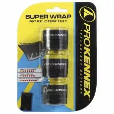 Pro Kennex Super Wrap Overgrip Schwarz 3er-Pack