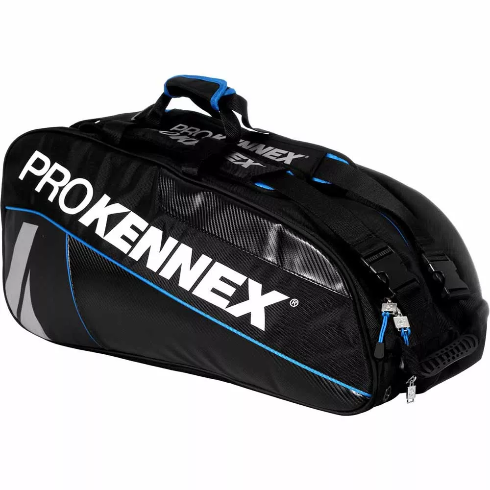 Pro Kennex Double Schl&auml;gertasche (Thermobag) Schwarz / Blau