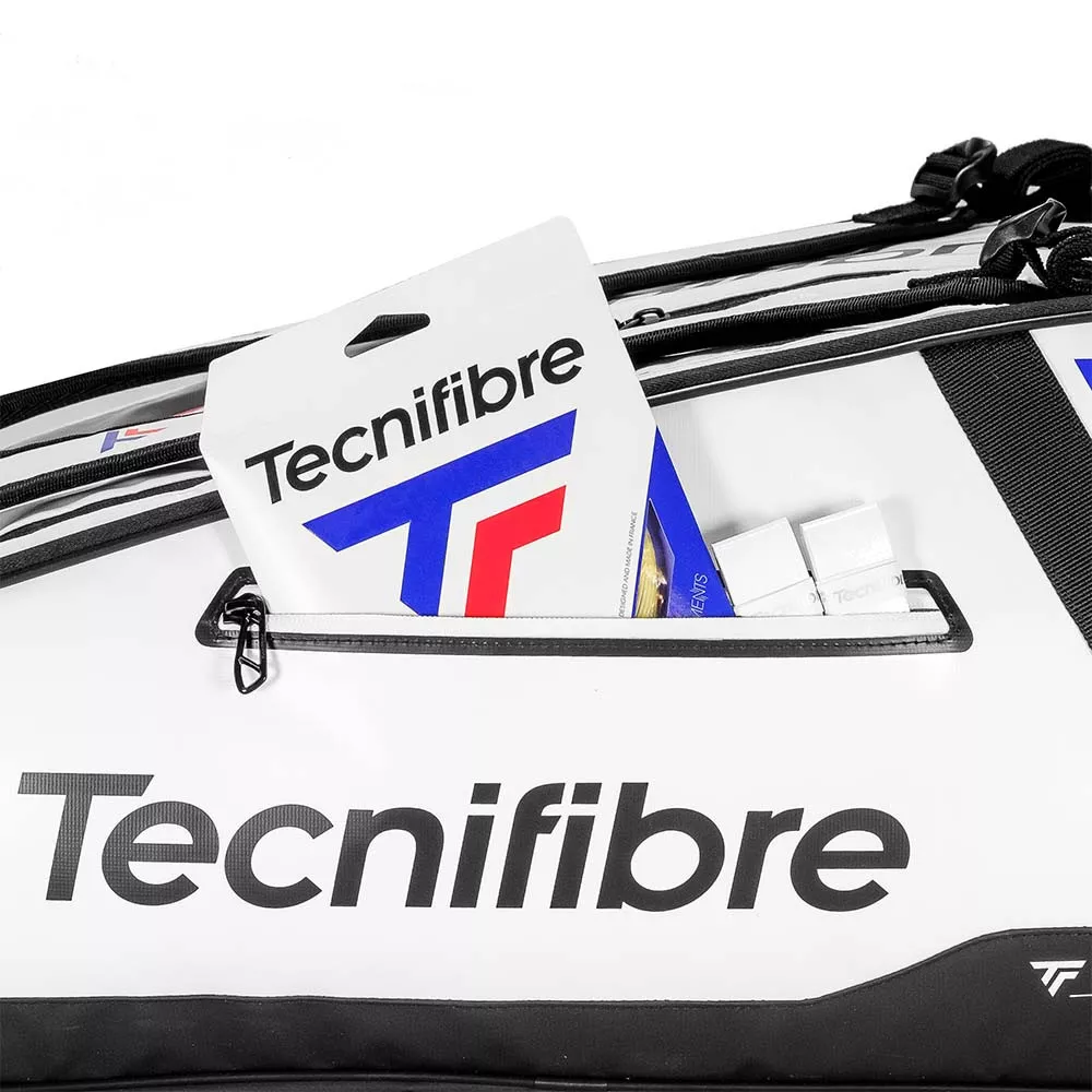 Tecnifibre Tour Endurance 12R Schl&auml;gertasche Wei&szlig; / Schwarz
