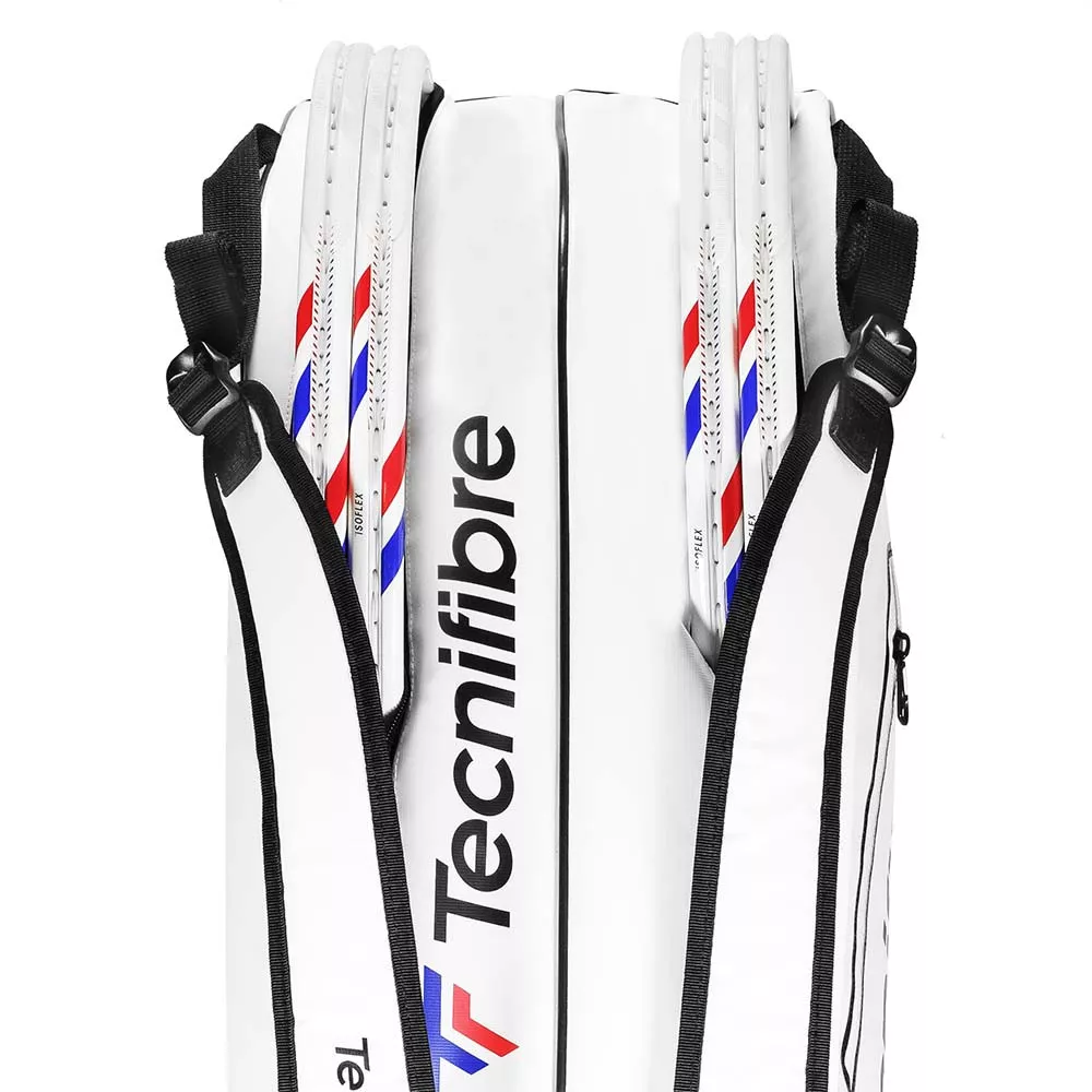 Tecnifibre Tour Endurance 6R Schl&auml;gertasche Wei&szlig; / Schwarz