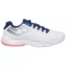 Bullpadel Flow 24V Padelschuhe Damen Wei&szlig; / Marineblau