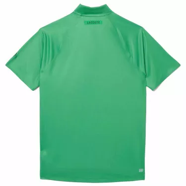 Lacoste Tennis Novak Djokovic Player Poloshirt Gr&uuml;n / Wei&szlig;