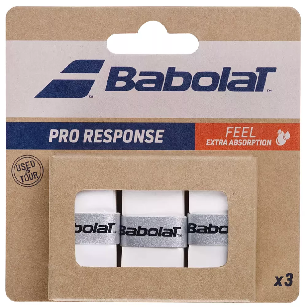 Babolat Pro Response Overgrip Wei&szlig; 3er-Pack