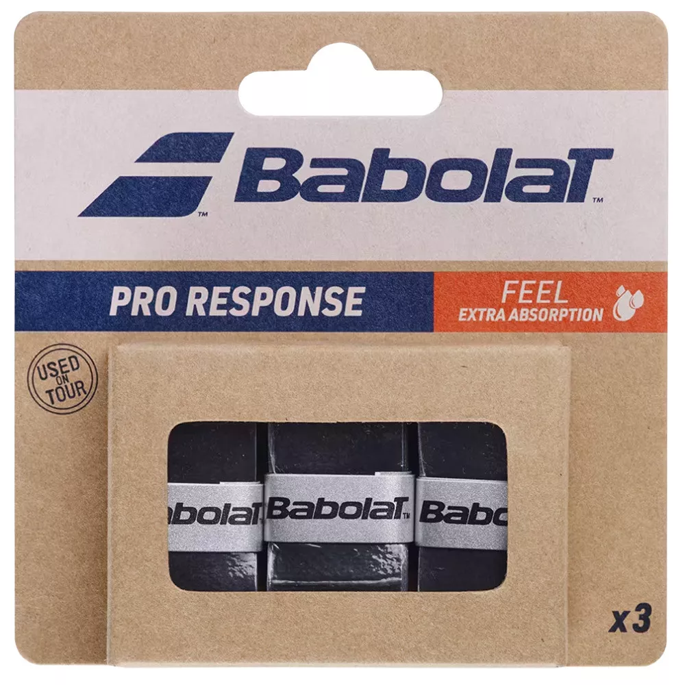 Babolat Pro Response Overgrip Schwarz 3er-Pack