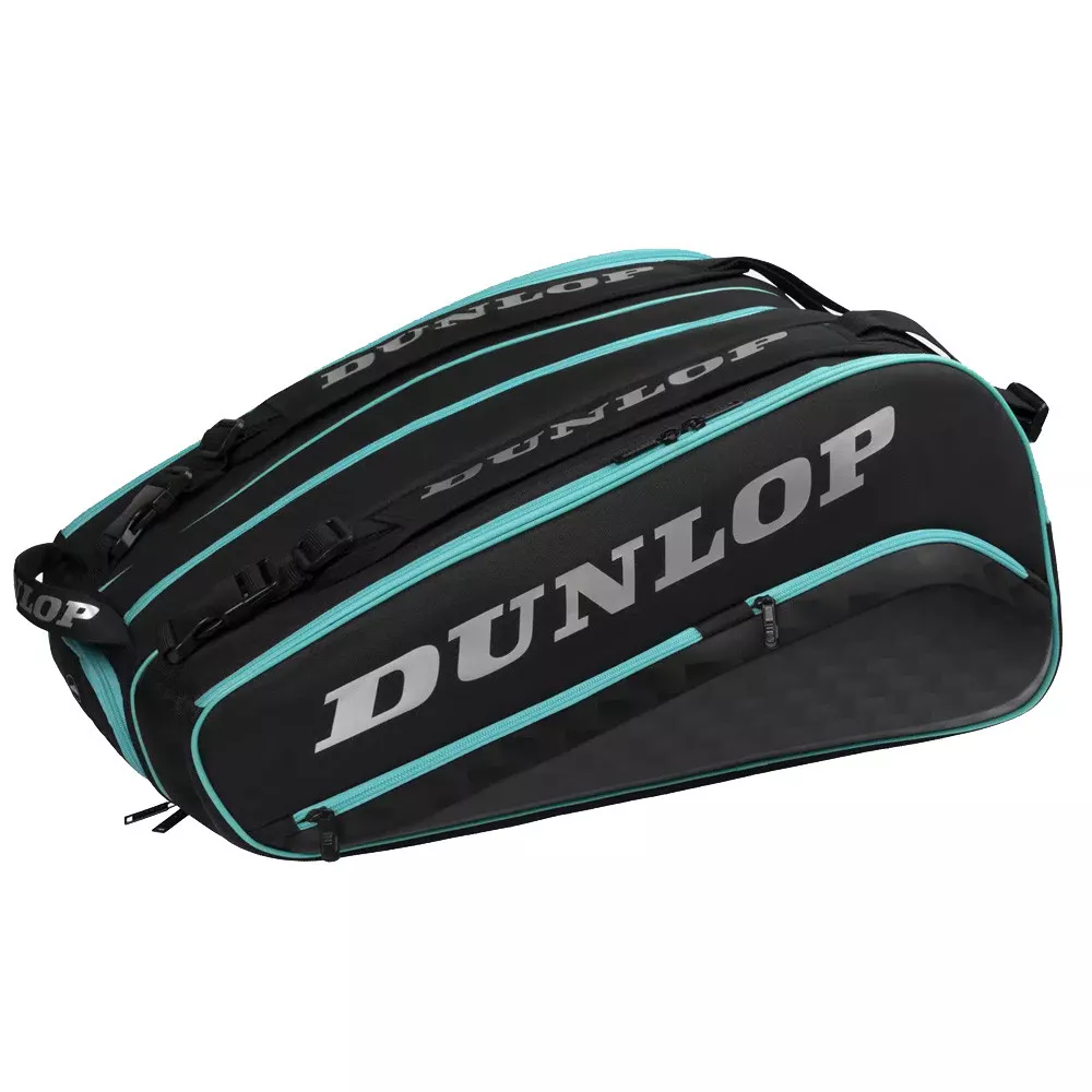 Dunlop Elite Galactica Schl&auml;gertasche (Thermobag) Schwarz / Blau