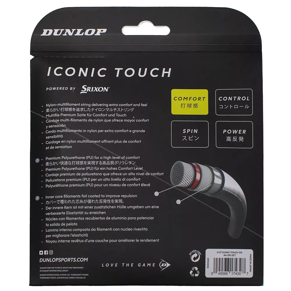 Dunlop Iconic Touch Tennissaite 12 m