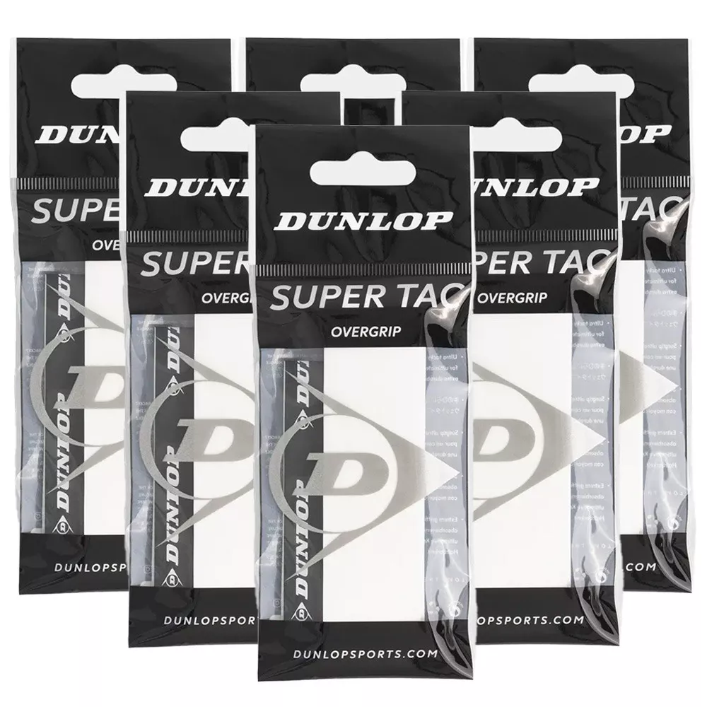 Dunlop Super Tac Overgrip Wei&szlig; 30er-Pack