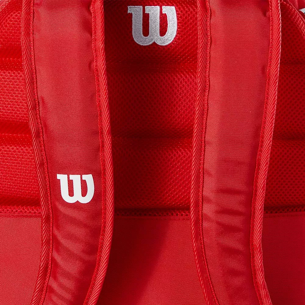 Wilson Super Tour Rucksack Rot