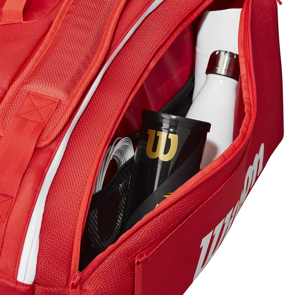 Wilson Super Tour 15R Rot 2025 Schl&auml;gertasche (Thermobag)