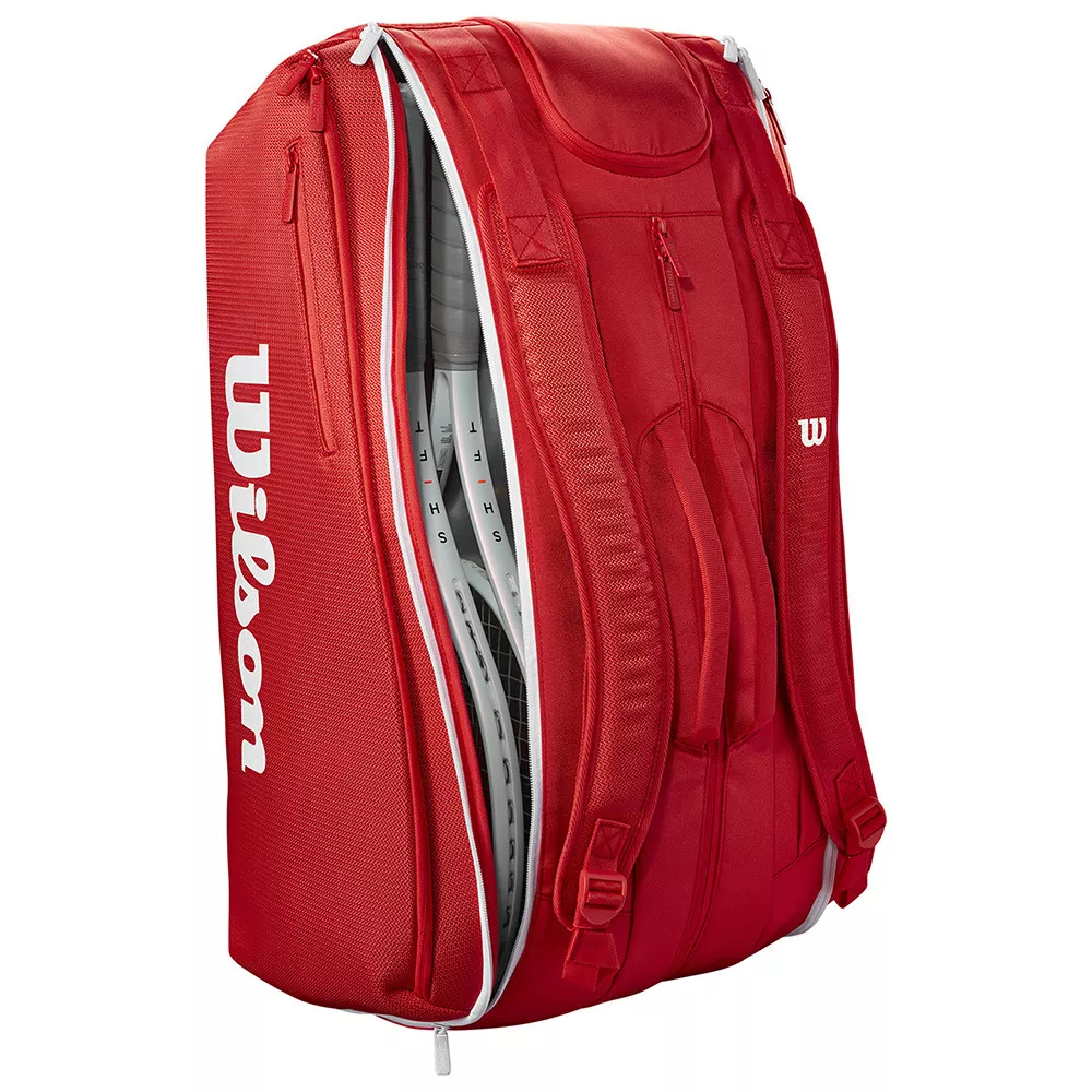 Wilson Super Tour 15R Rot 2025 Schl&auml;gertasche (Thermobag)