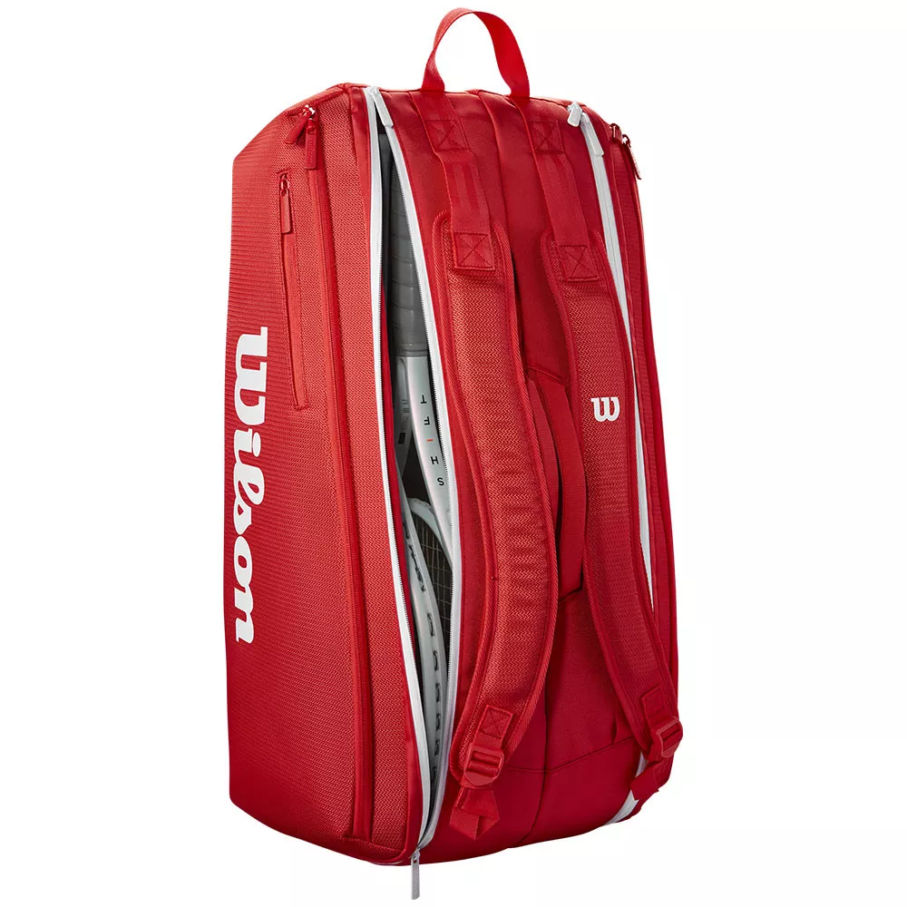 Wilson Super Tour 9R Rot 2025 Schl&auml;gertasche (Thermobag)