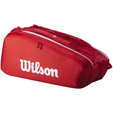 Wilson Super Tour 9R Rot 2025 Schl&auml;gertasche (Thermobag)