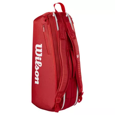 Wilson Super Tour 6R Rot 2025 Schl&auml;gertasche (Thermobag)