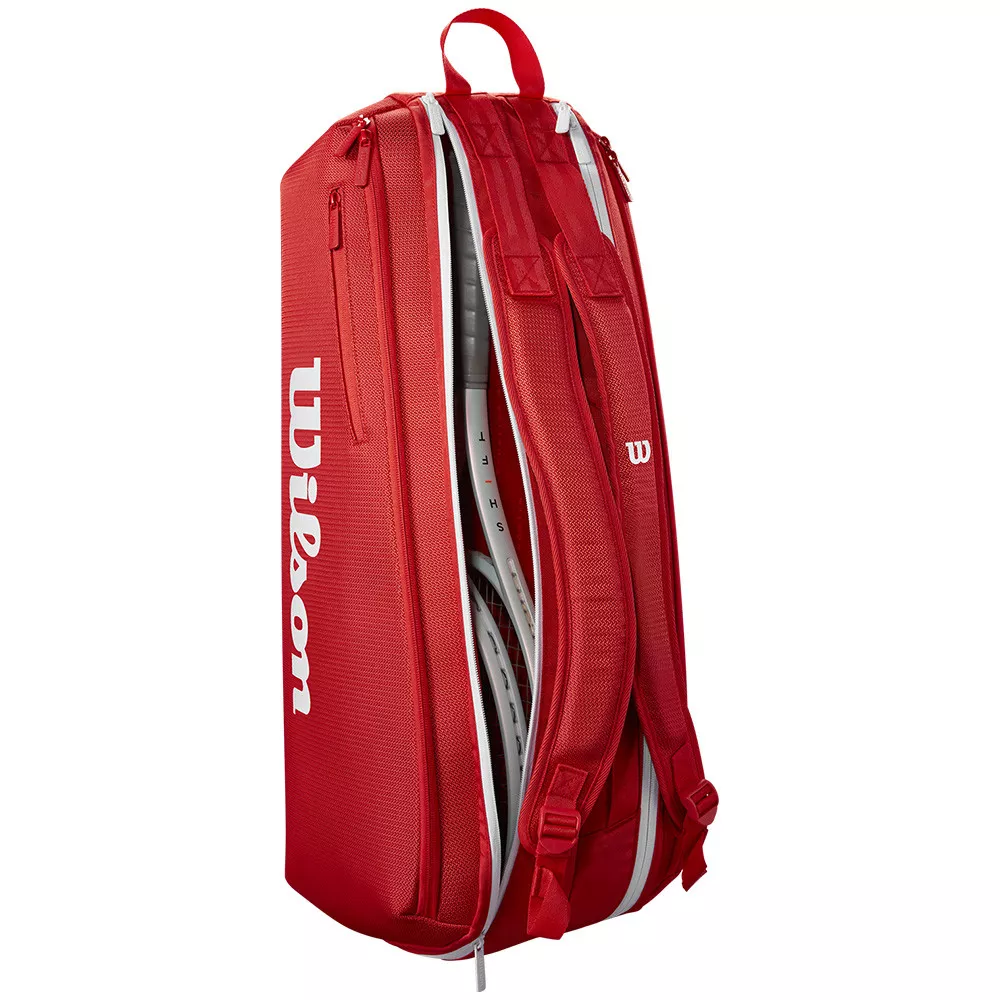 Wilson Super Tour 6R Rot 2025 Schl&auml;gertasche (Thermobag)