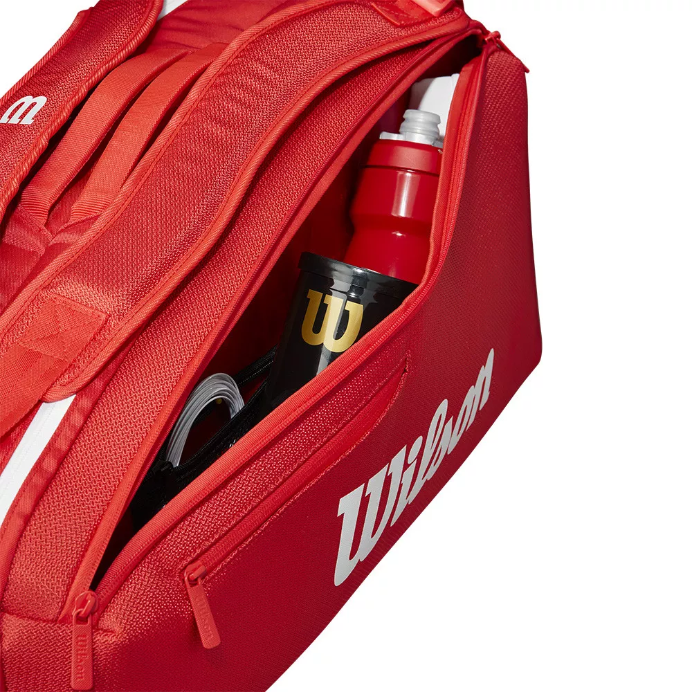 Wilson Super Tour 6R Rot 2025 Schl&auml;gertasche (Thermobag)