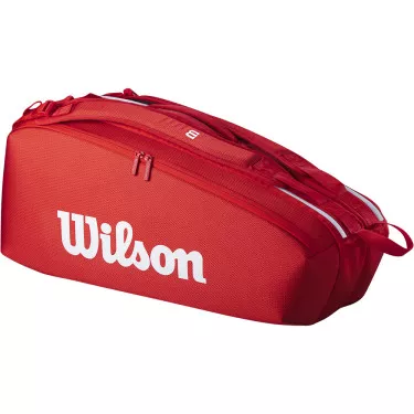 Wilson Super Tour 6R Rot 2025 Schl&auml;gertasche (Thermobag)