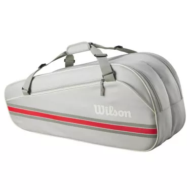 Wilson Team 6R Schl&auml;gertasche Grau