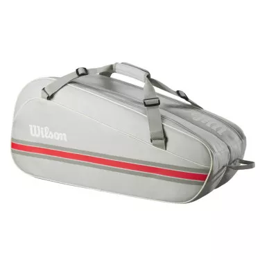Wilson Team 6R Schl&auml;gertasche Grau