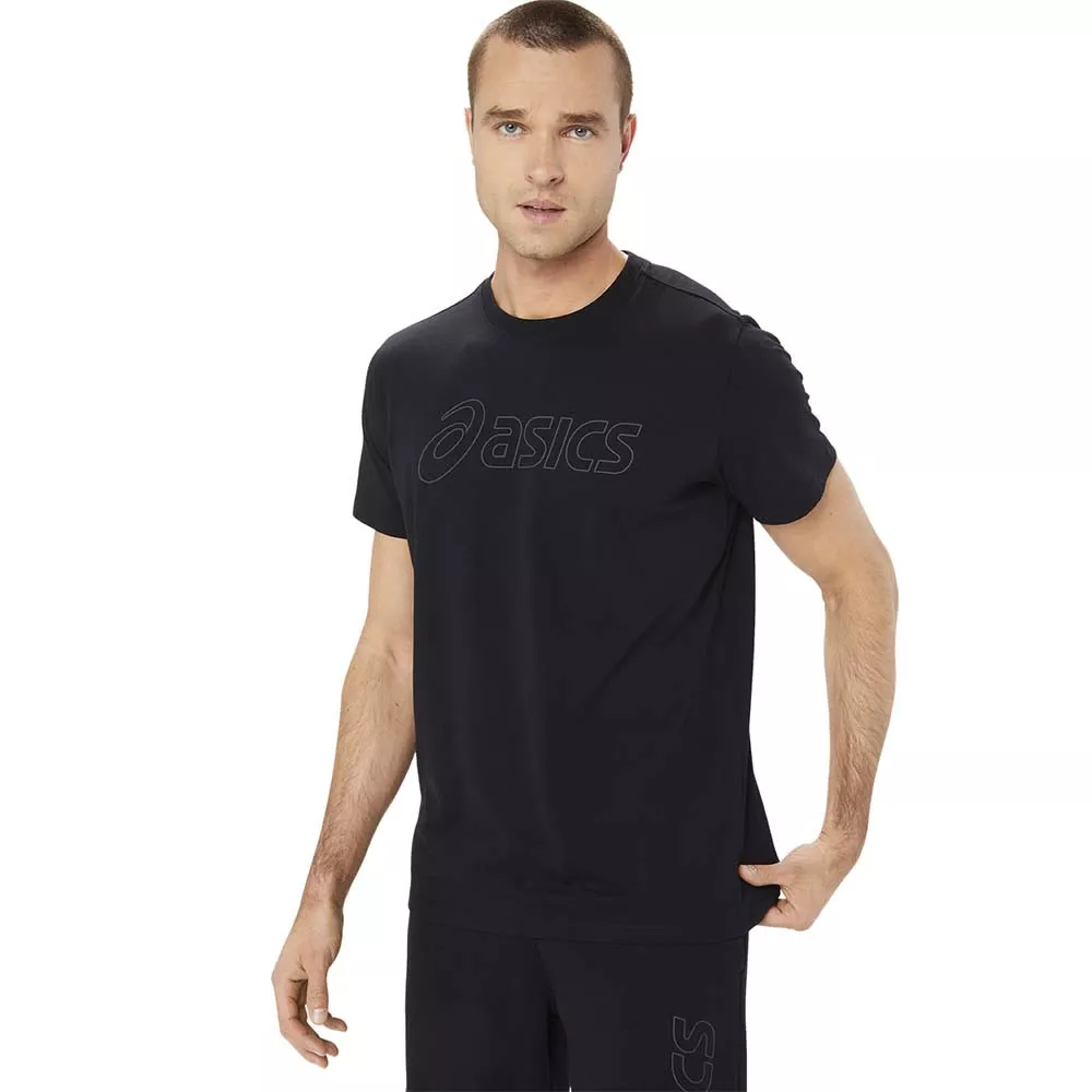 Asics Logo SS T-Shirt Schwarz