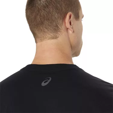 Asics Logo SS T-Shirt Schwarz