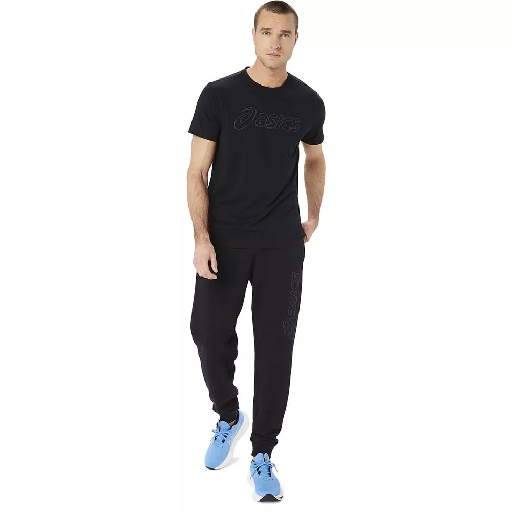 Asics Logo SS T-Shirt Schwarz