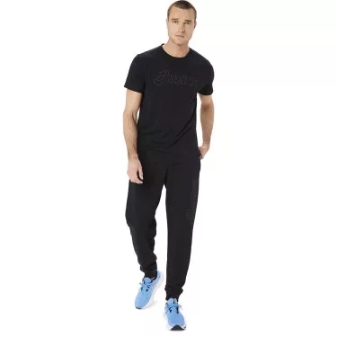 Asics Logo SS T-Shirt Schwarz