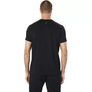 Asics Logo SS T-Shirt Schwarz