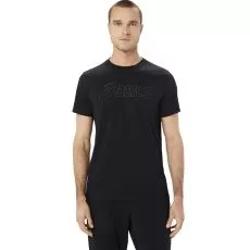 Asics Logo SS T-Shirt Schwarz