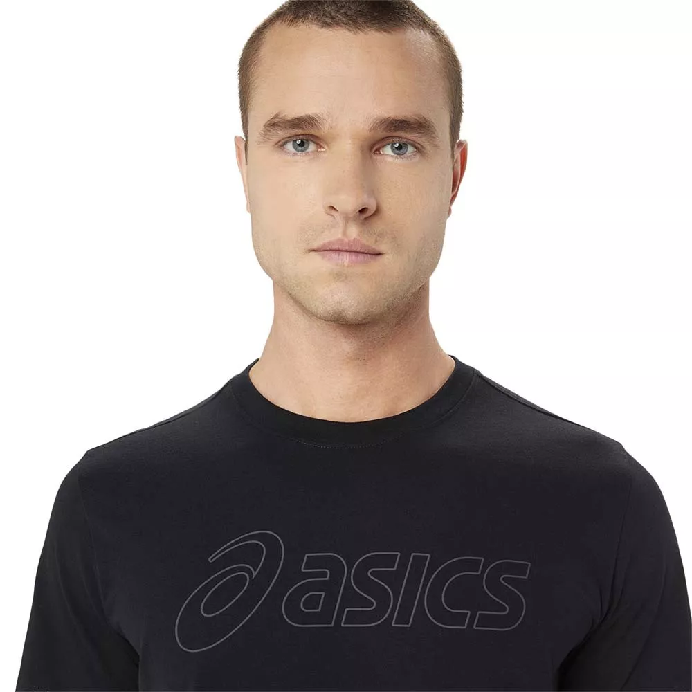 Asics Logo SS T-Shirt Schwarz