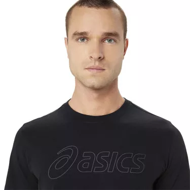 Asics Logo SS T-Shirt Schwarz