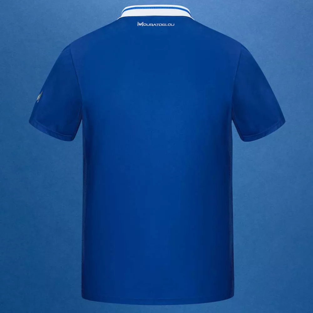Mouratoglou Match Melbourne Poloshirt Wei&szlig; / Blau
