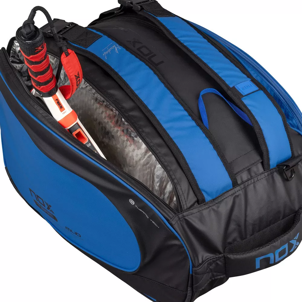 Nox ML10 Team Schl&auml;gertasche (Thermobag) Schwarz / Blau