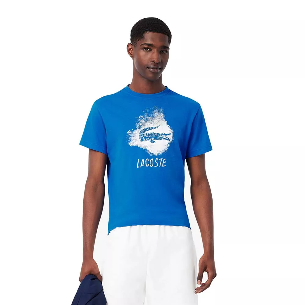 Lacoste Sport Graphic T-Shirt Blau