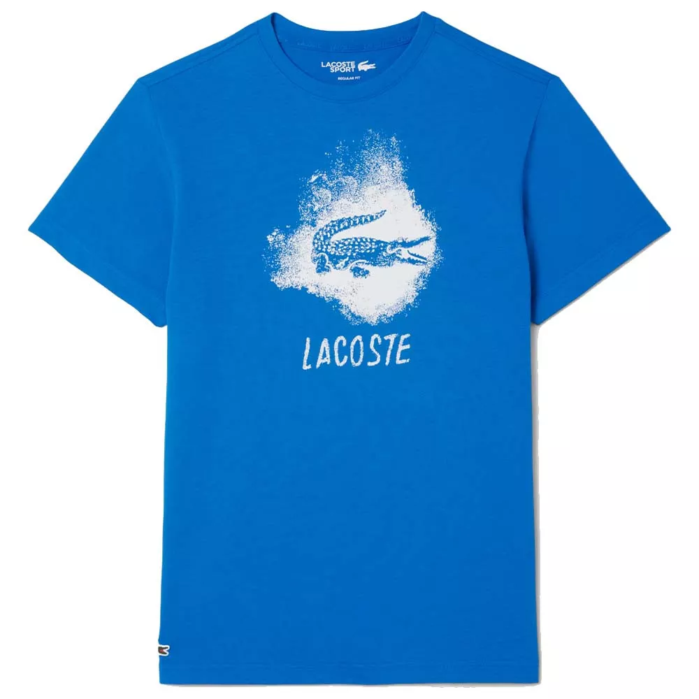 Lacoste Sport Graphic T-Shirt Blau