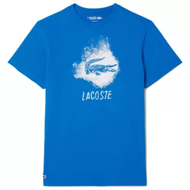 Lacoste Sport Graphic T-Shirt Blau