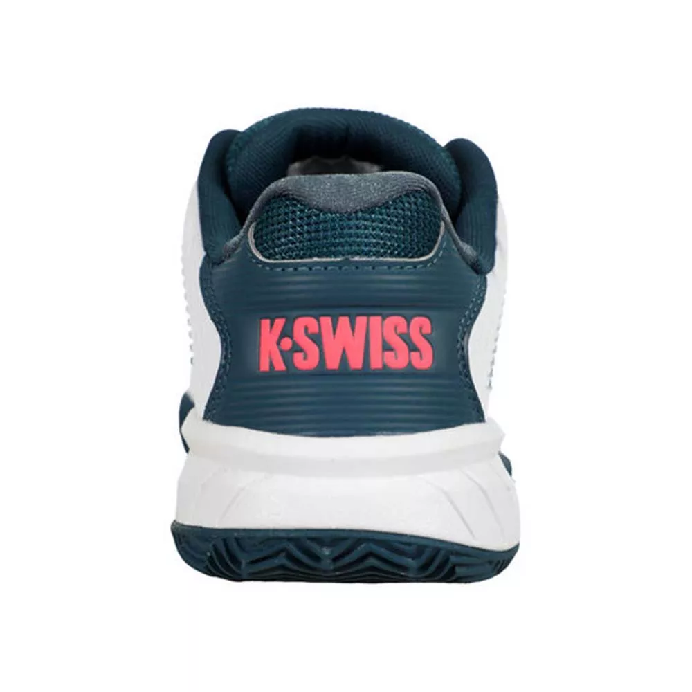 K-Swiss Hypercourt Express 2 Tennisschuhe Junior Wei&szlig; / Marineblau