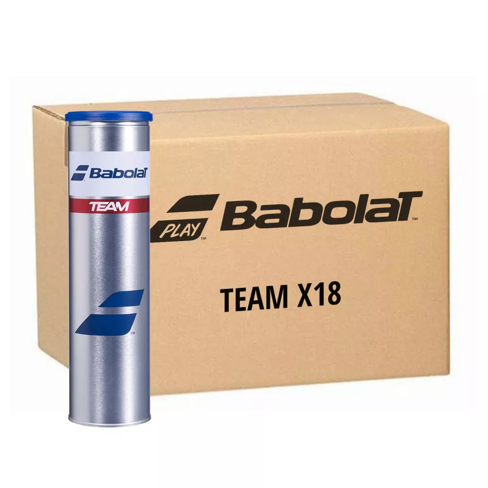 Babolat Team Tennisb&auml;lle Karton (18 Dosen &agrave; 4 B&auml;lle)