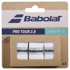 Babolat Pro Tour 2.0 Overgrip Wei&szlig; 3er-Pack