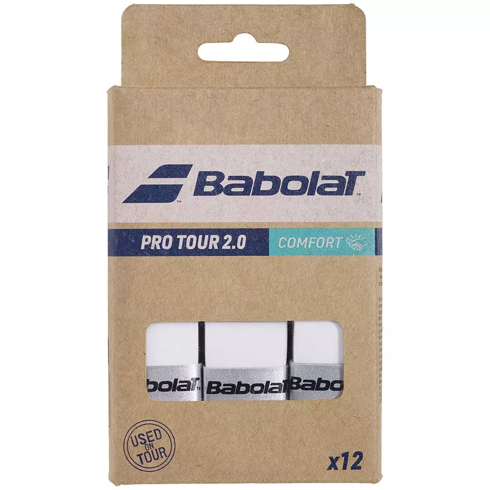 Babolat Pro Tour 2.0 Overgrip Wei&szlig; 12er-Pack