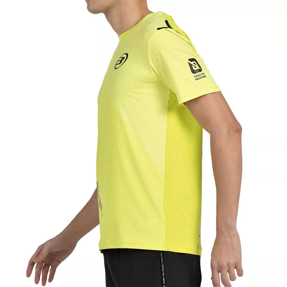 Bullpadel Paquito Navarro 25V T-Shirt Gelb