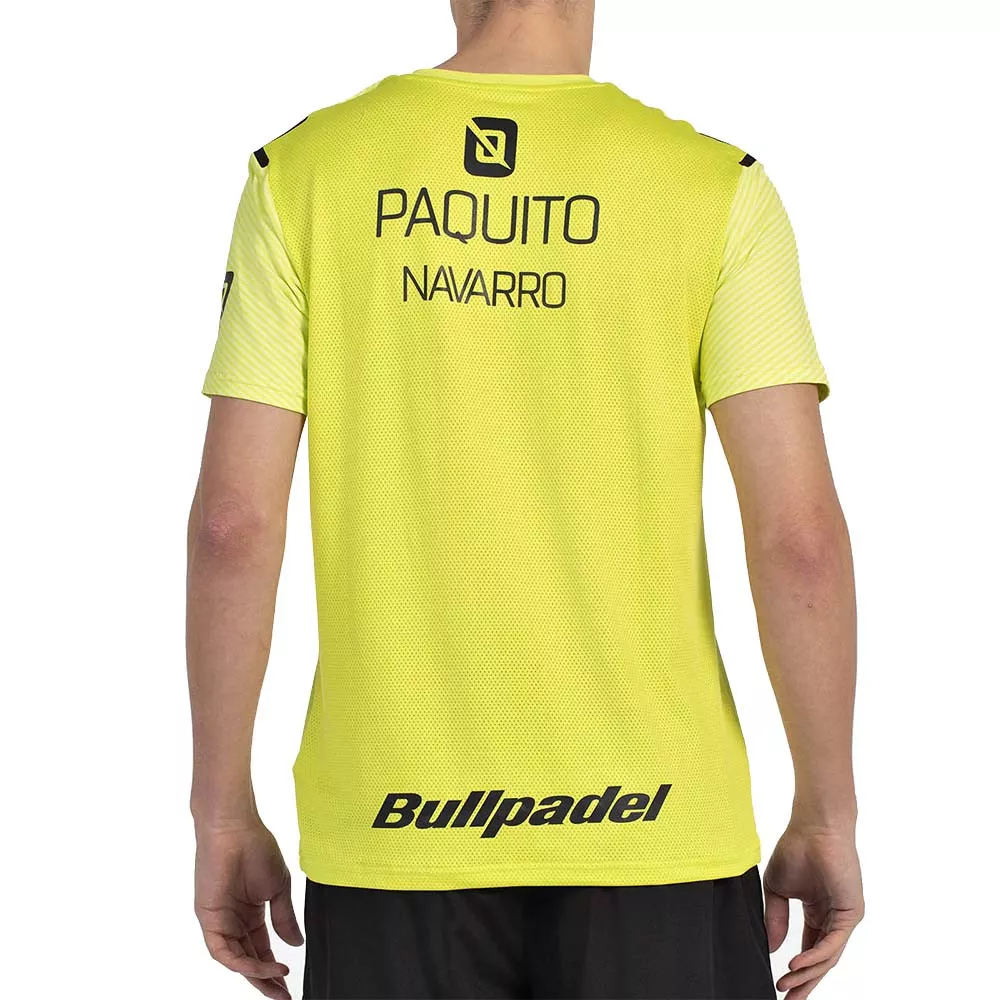 Bullpadel Paquito Navarro 25V T-Shirt Gelb