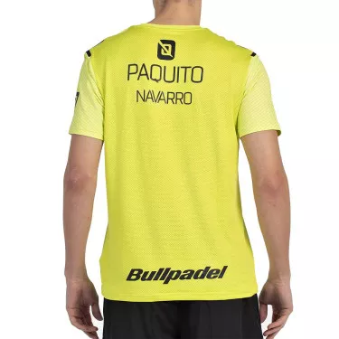 Bullpadel Paquito Navarro 25V T-Shirt Gelb