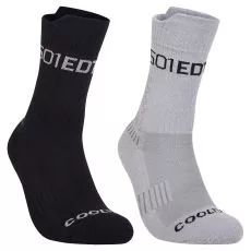 Bullpadel BP25PR Socken Schwarz / Grau 2er-Pack