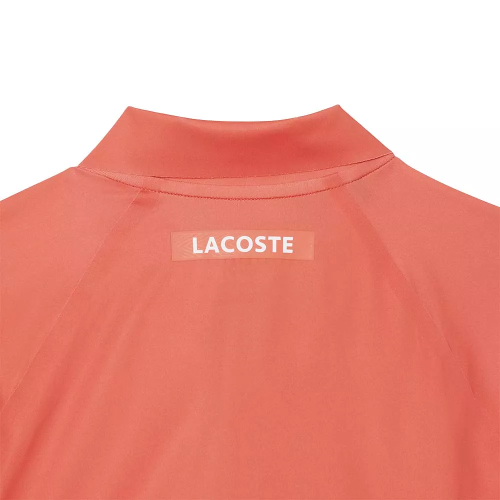 Lacoste Tennis Novak Djokovic Player Poloshirt Rot / Wei&szlig;