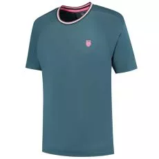 K-Swiss Hypercourt Mesh Crew T-Shirt Petrol