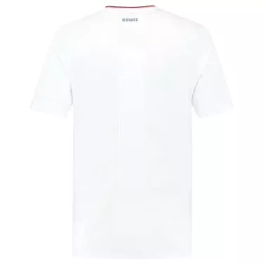 K-Swiss Hypercourt Mesh Crew T-Shirt Wei&szlig;