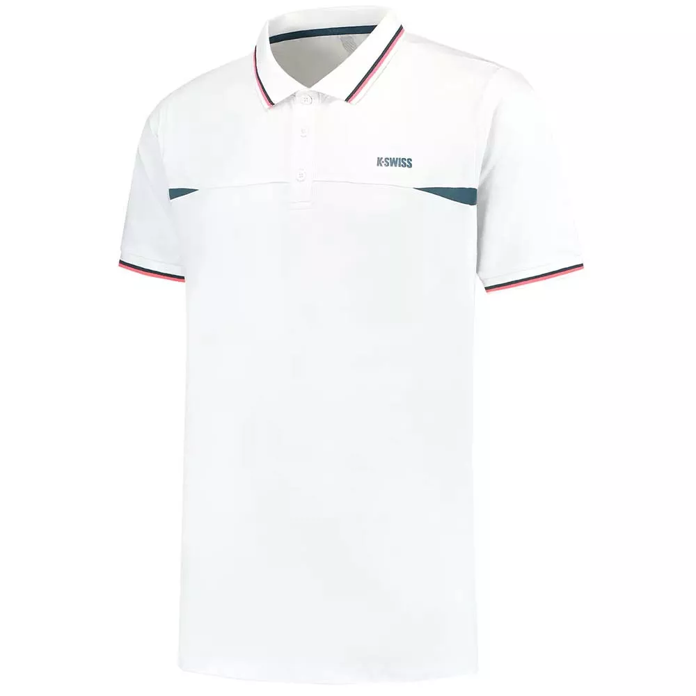 K-Swiss Hypercourt Poloshirt Wei&szlig;
