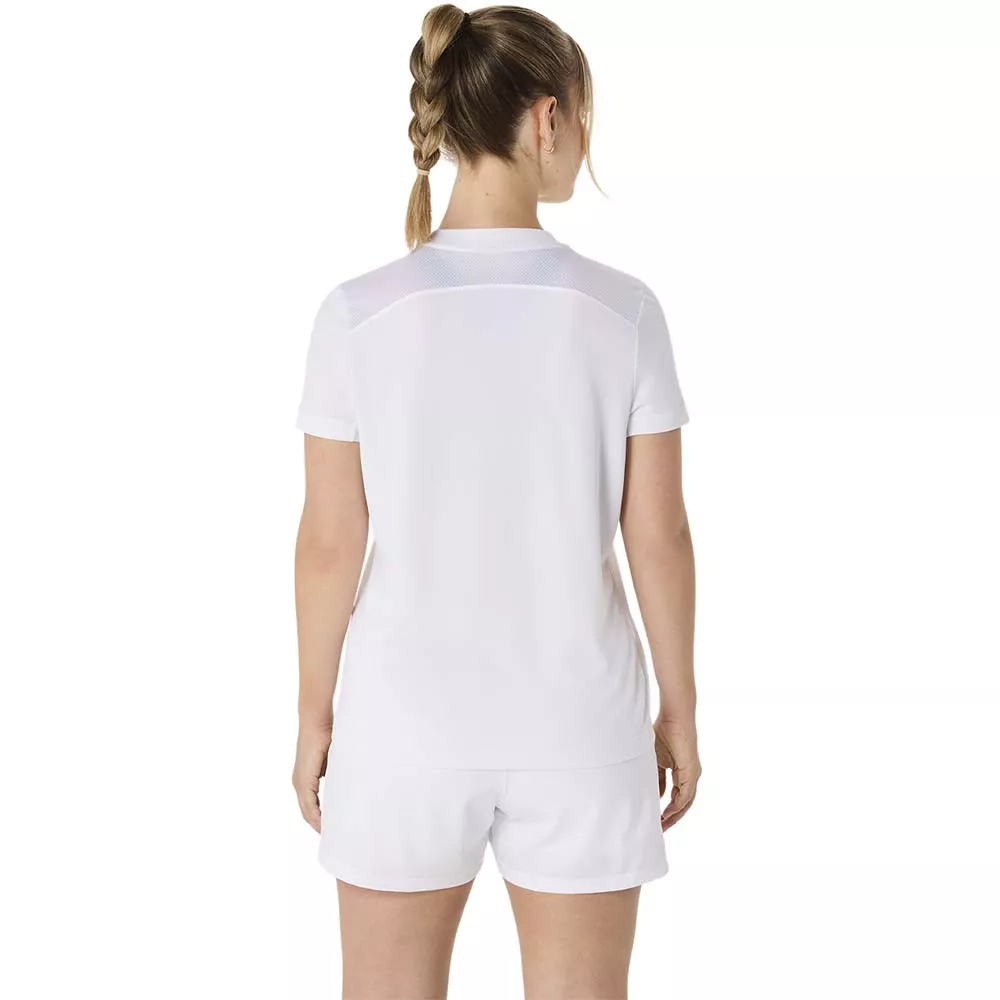 Asics Court SS T-Shirt Damen Wei&szlig;