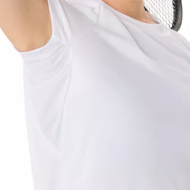 Asics Court SS T-Shirt Damen Wei&szlig;
