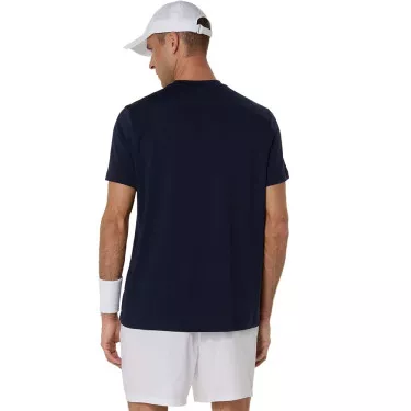 Asics Court SS T-Shirt Marineblau